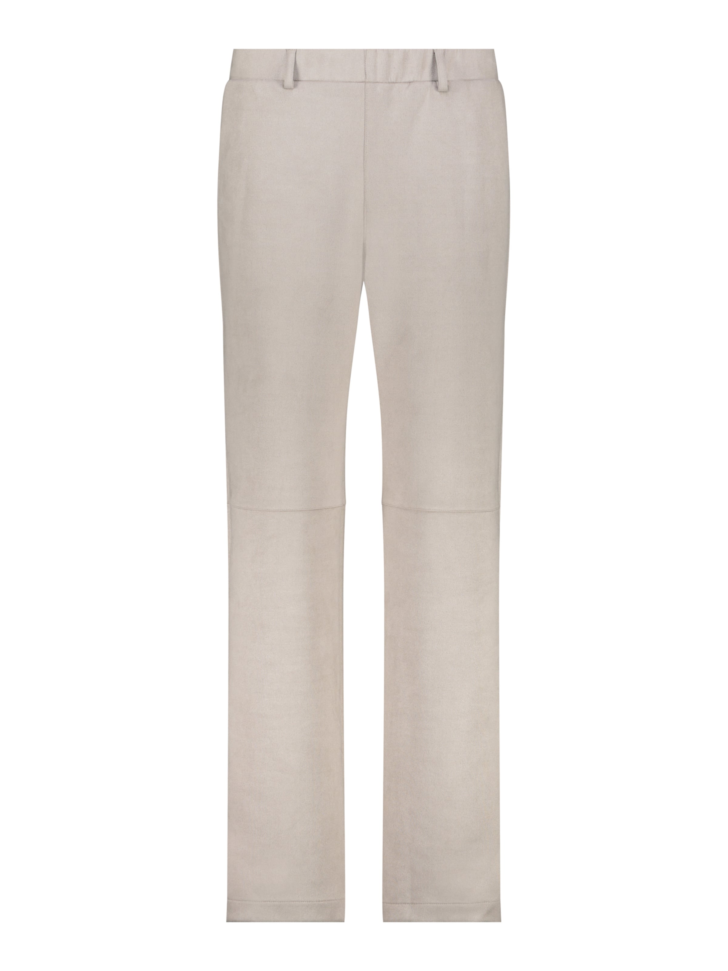 Regular Pantaloni de la monari pe gri: față