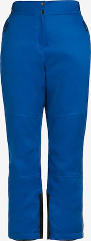 Regular Pantalon fonctionnel Ulla Popken en bleu : devant