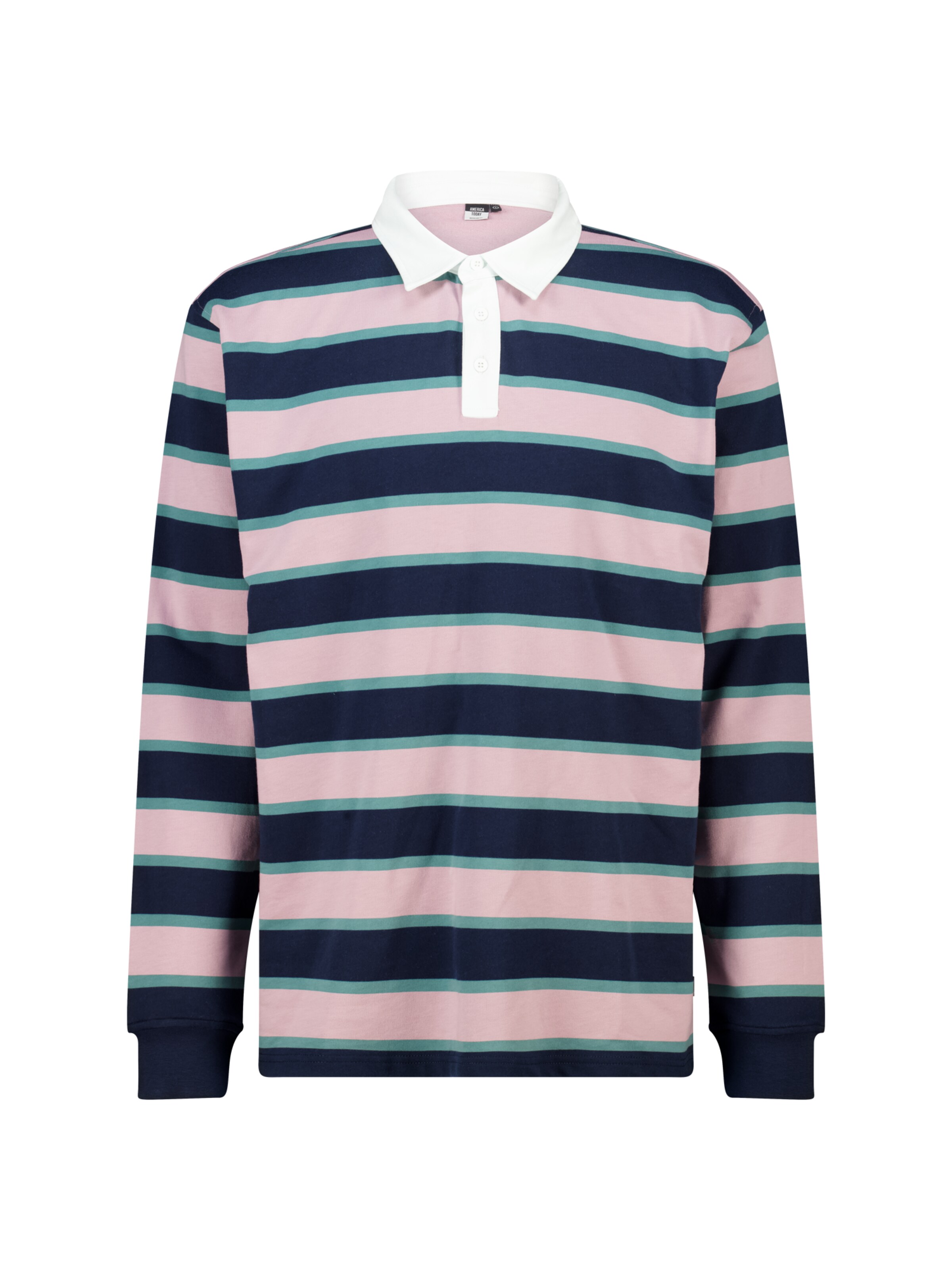 America Today Shirt in Navy / Light blue / Rose / White, Item view