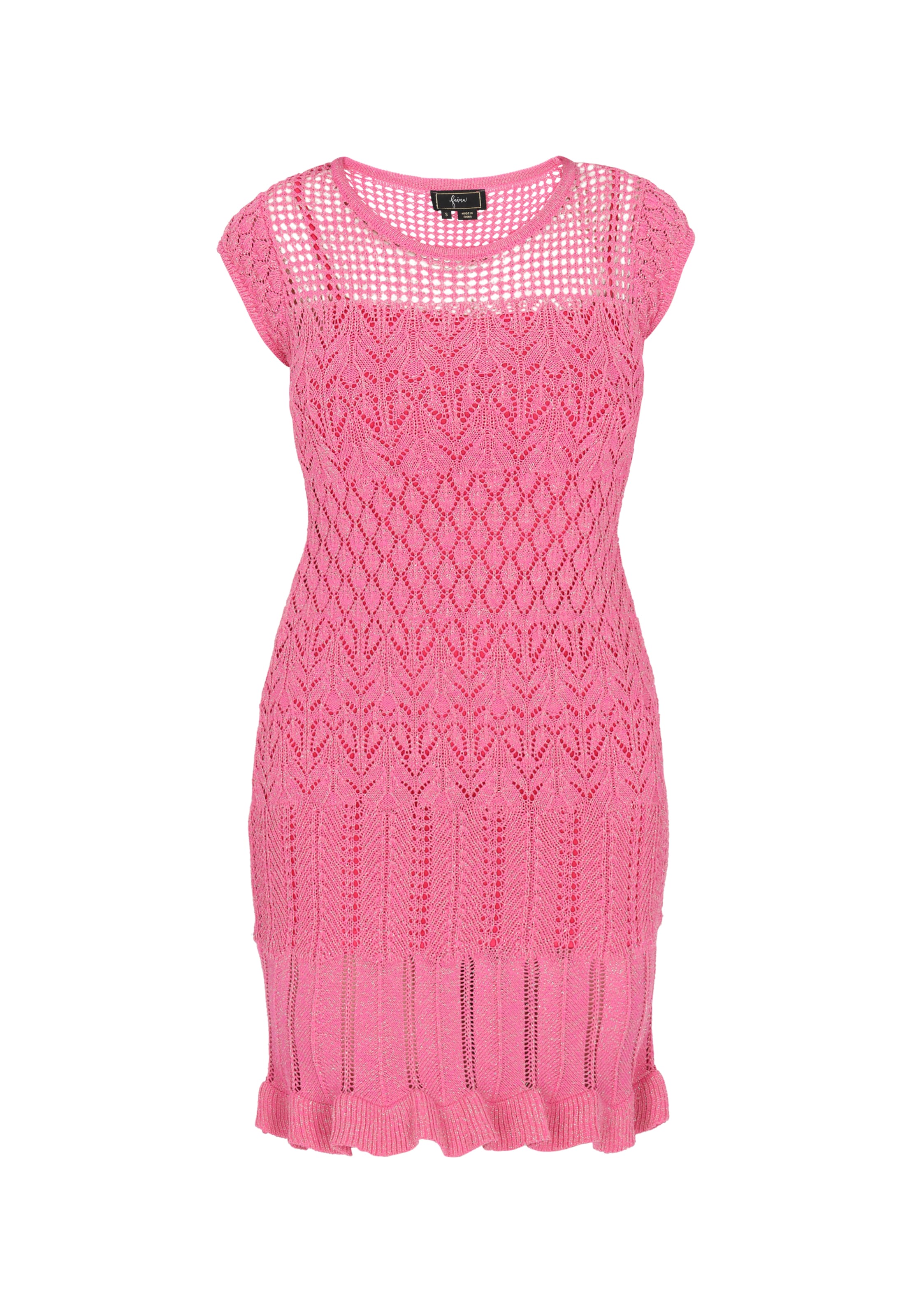 Robe faina en rose : devant