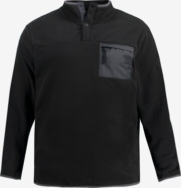 JAY-PI Fleece Jacket in Black: front