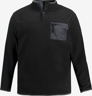 Veste en polaire JAY-PI en noir : devant