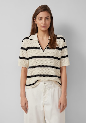 s.Oliver Sweater in Beige: front