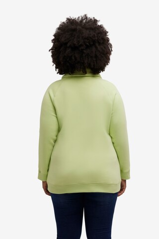 Ulla Popken Sweatshirt in Groen