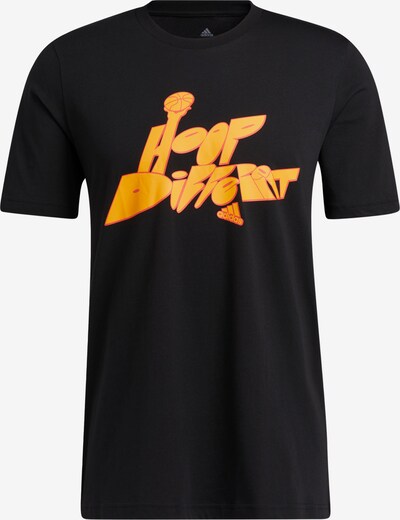 ADIDAS PERFORMANCE T-Shirt fonctionnel en orange / noir, Vue avec produit