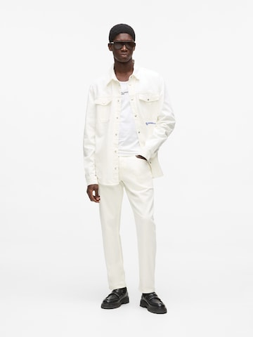 KARL LAGERFELD JEANS Regular Jeans i vit: framsida