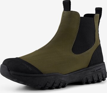 WODEN Rubber Boots ' Magda Track Warm Waterproof ' in Green: front