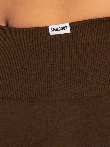 Smilodox Slim fit Sports trousers ' Edina ' in Brown