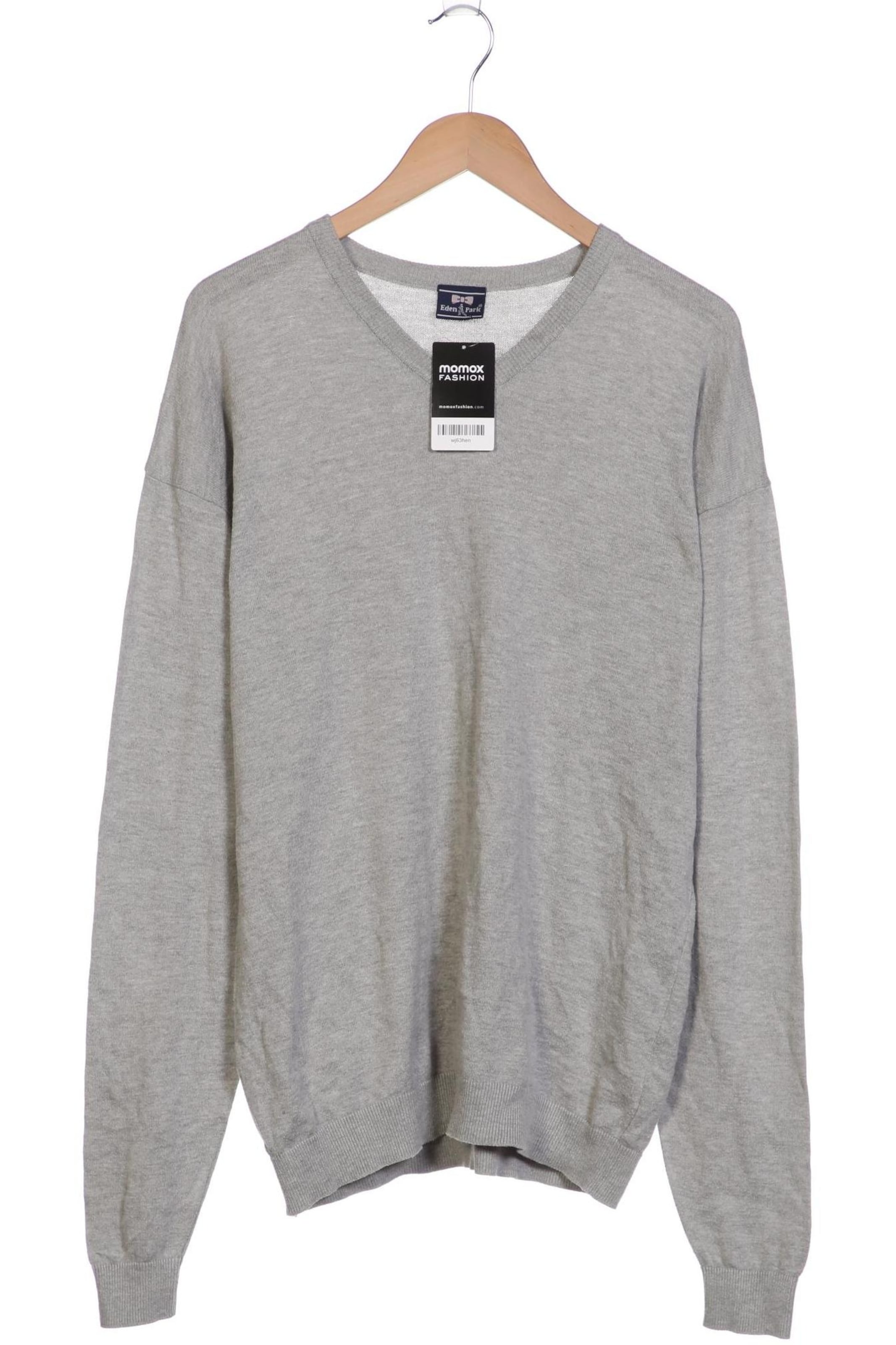 Eden Park Sweater & Cardigan in XL in Grey: front
