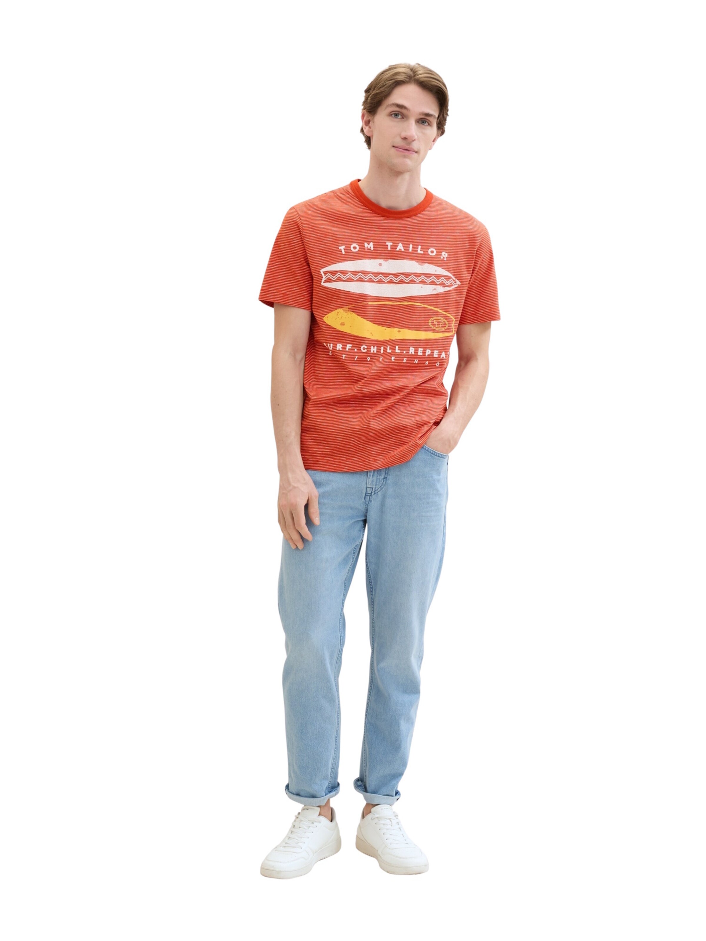 TOM TAILOR Shirt in Oranje