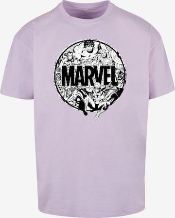F4NT4STIC T-Shirt 'Marvel Comics' in Lila: predná strana