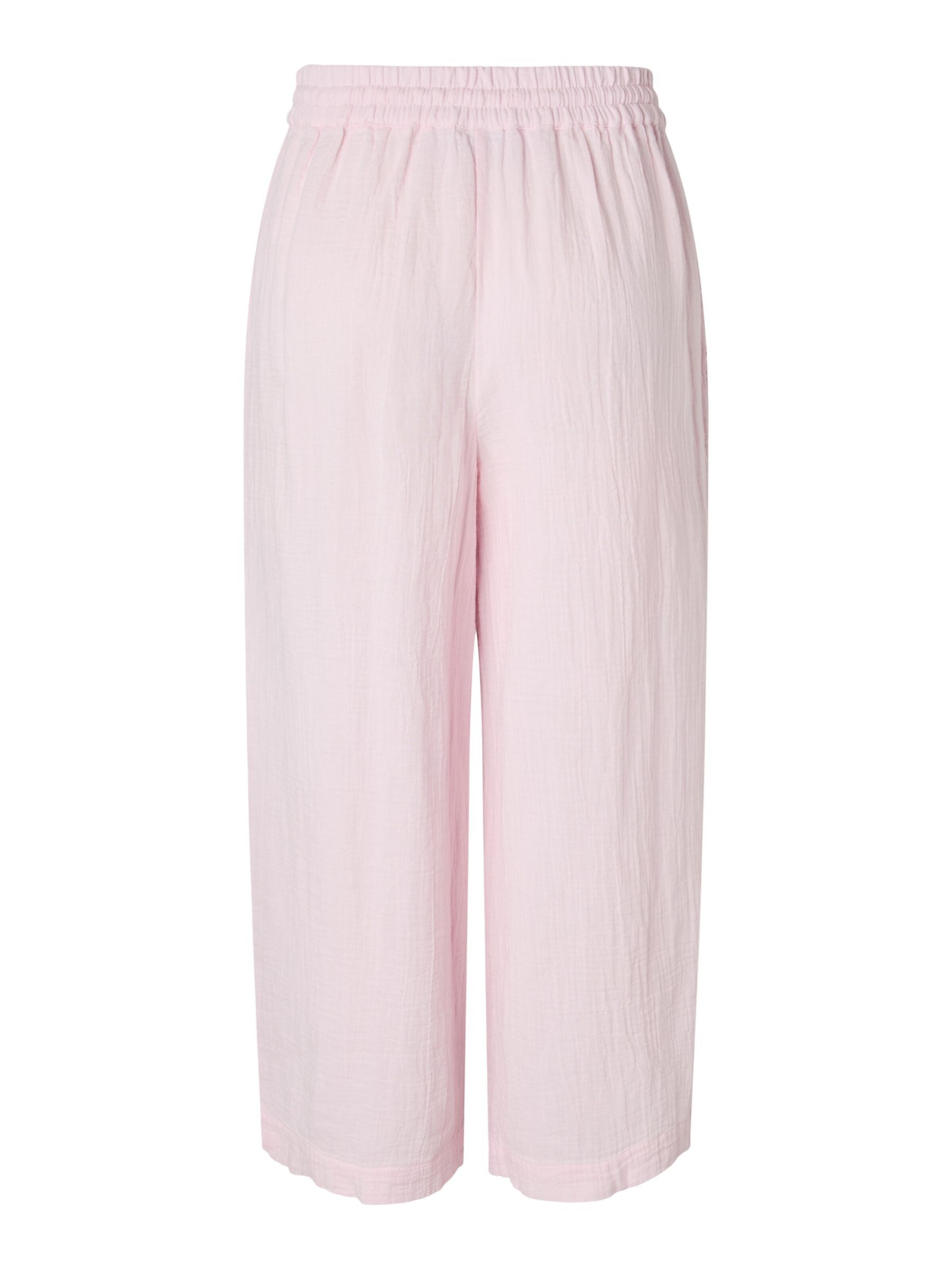 Wide Leg Pantalon 'PCSastina' PIECES en rose