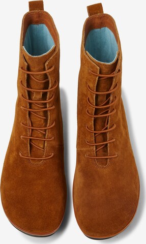 CAMPER Lace-Up Ankle Boots in Brown