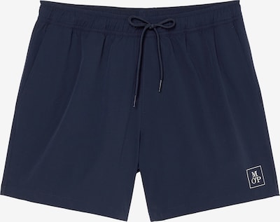 Marc O'Polo Shorts de bain ' Olmen (Essentials Beach Jersey) ' en L en bleu, Vue avec produit