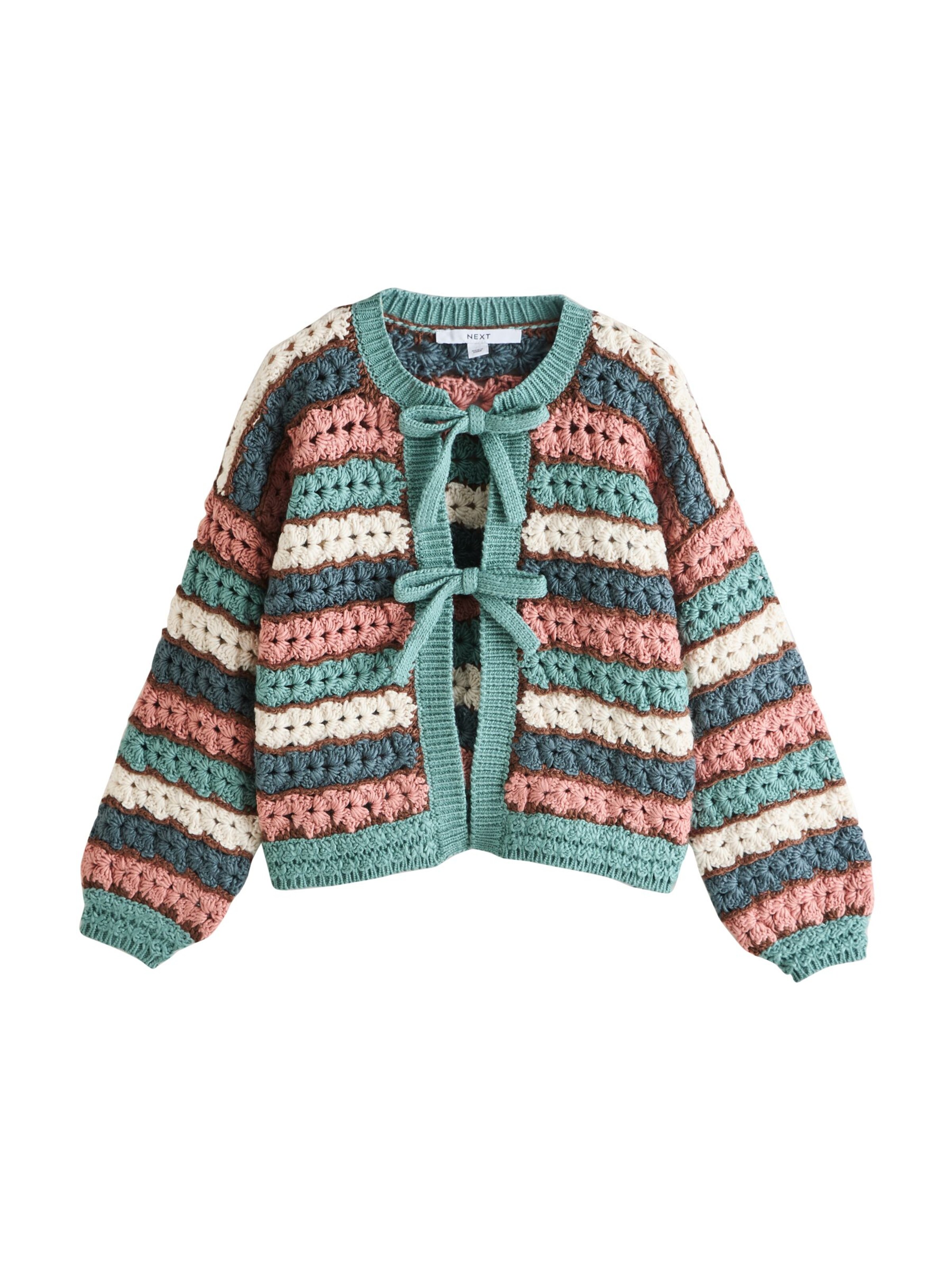 Next Gebreid vest in Blauw: voorkant