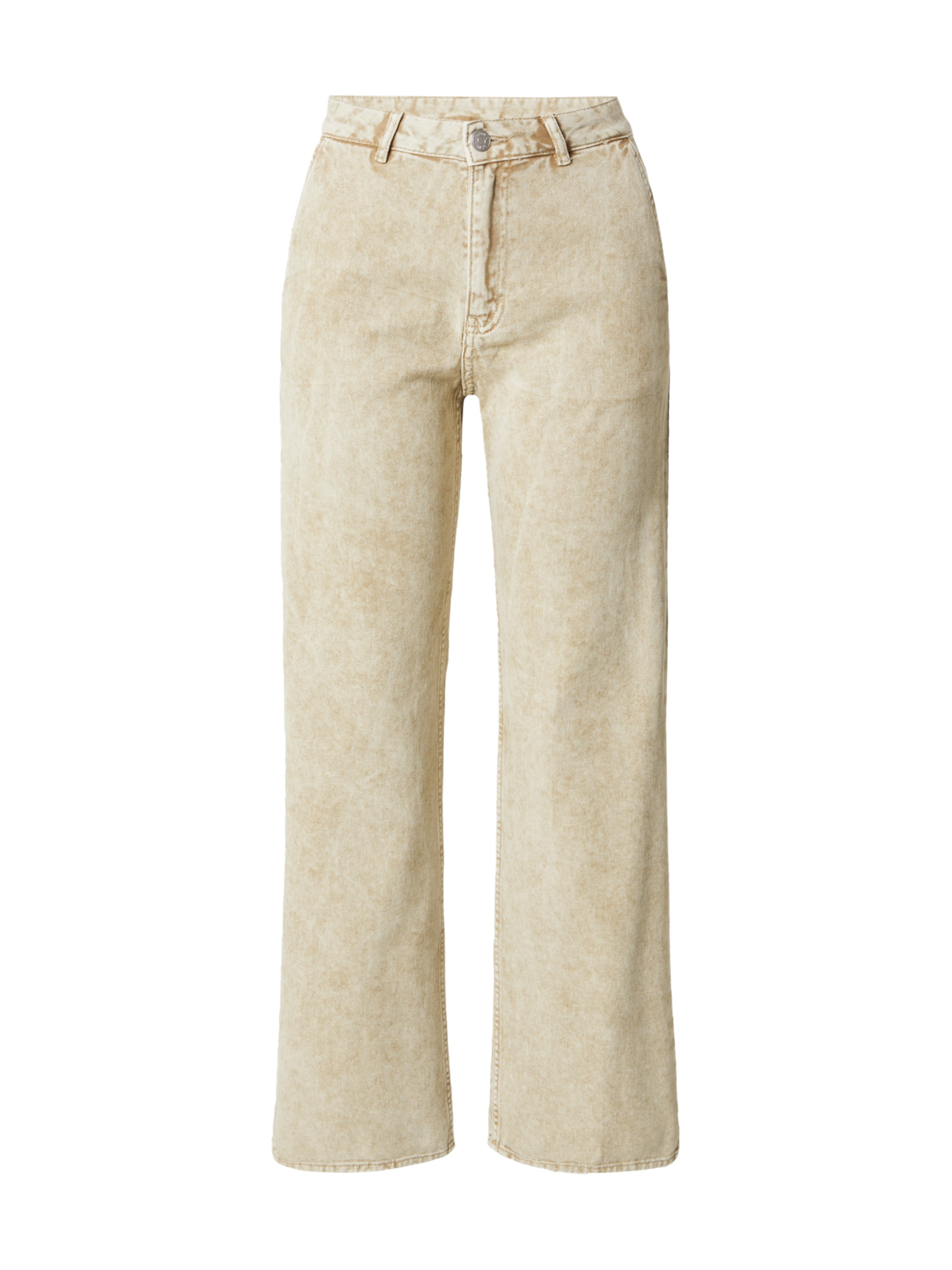 Monki Boot cut Jeans in Beige: front