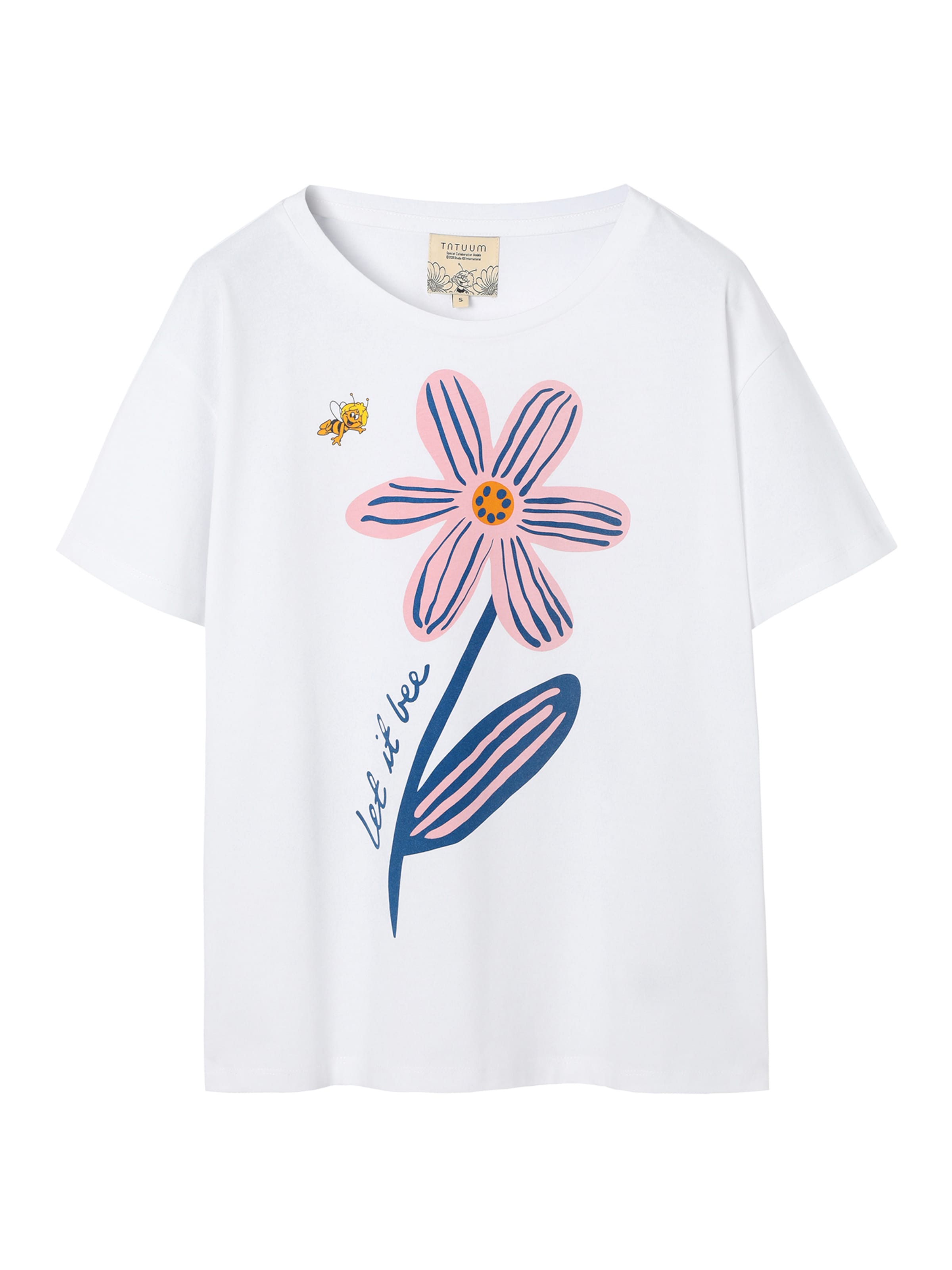 TATUUM - Camiseta 'Carla' en blanco: frente