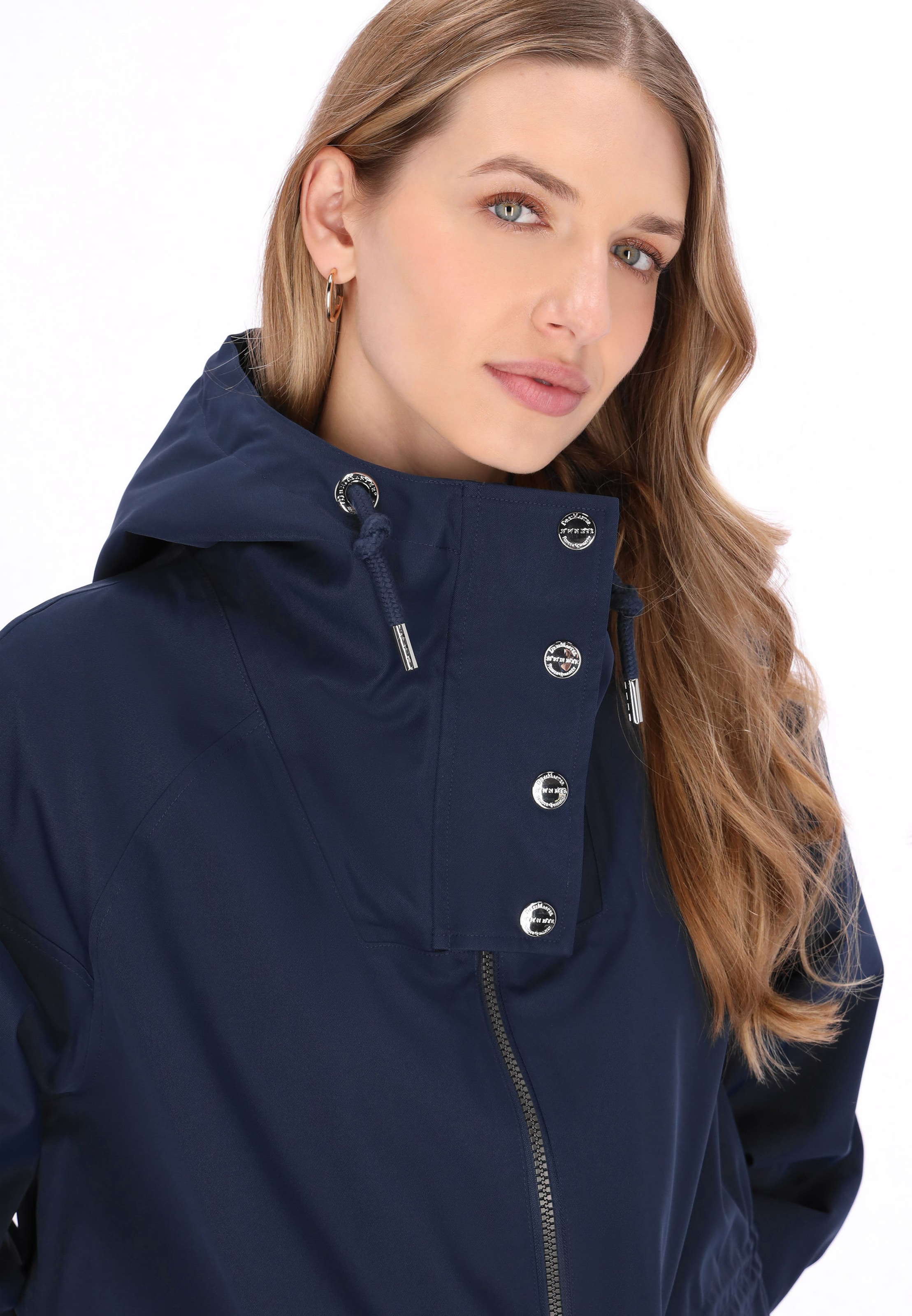 DreiMaster Klassik - Sobretudo meia-estação em azul