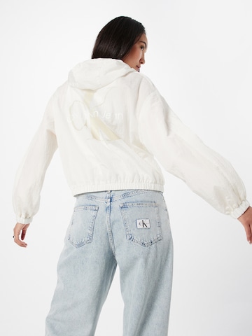 Calvin Klein Jeans Overgangsjakke i hvit