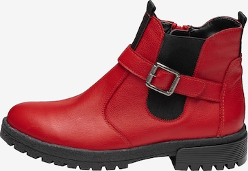 VITAFORM Chelsea Boots in Red