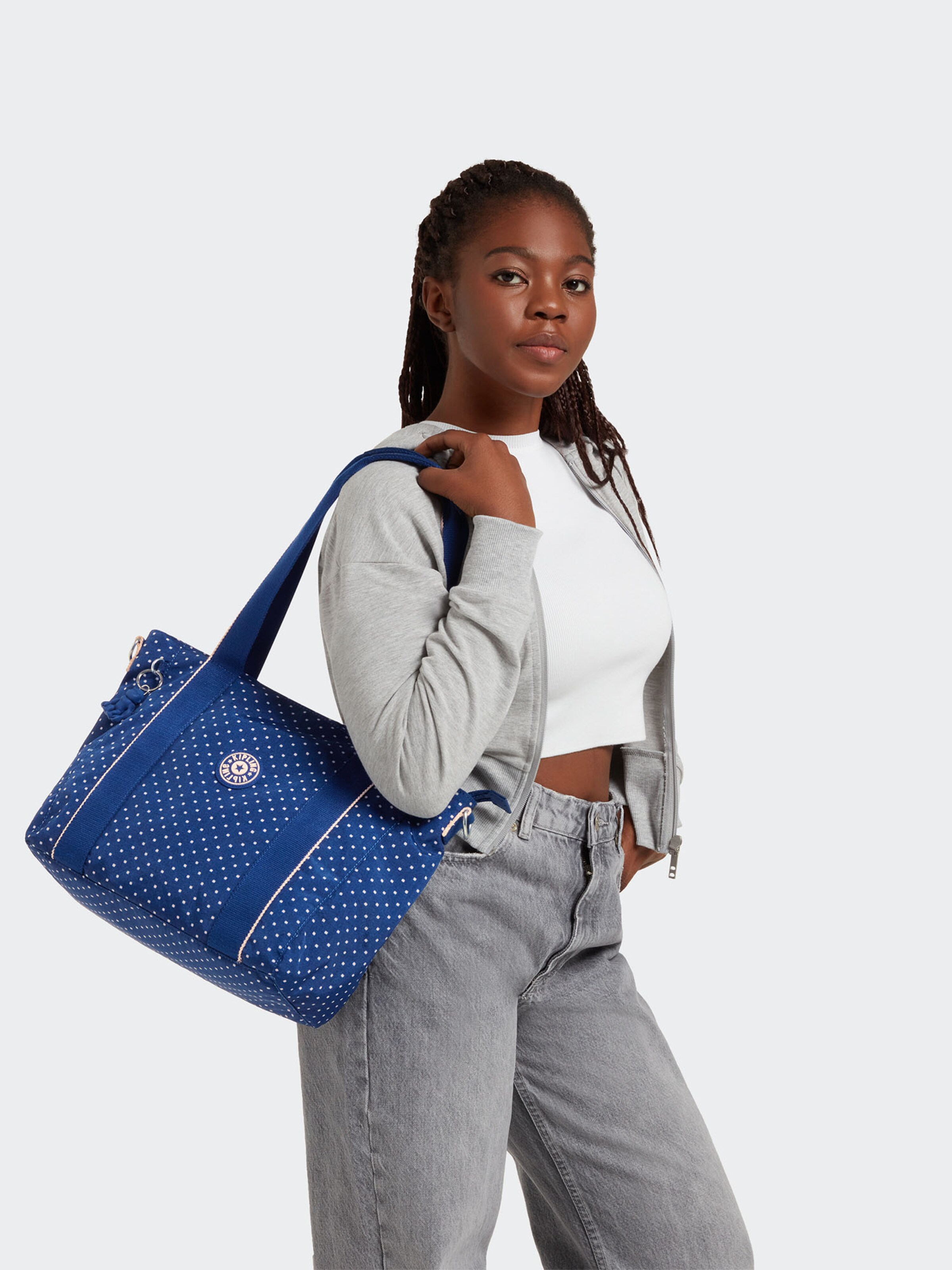 Frauen Taschen & Rucksäcke KIPLING Shopper 'Asseni' in Royalblau - XV11647 Frauen Taschen & Rucksäcke KIPLING Shopper 'Asseni' in Royalblau - XV11647