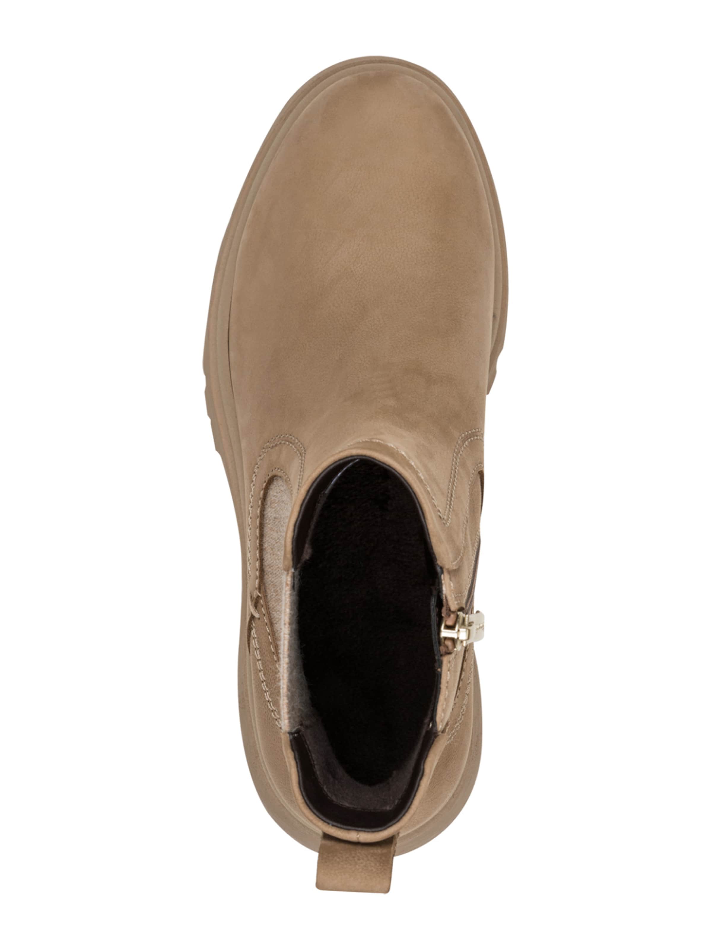Tamaris Chelsea Boots in Beige