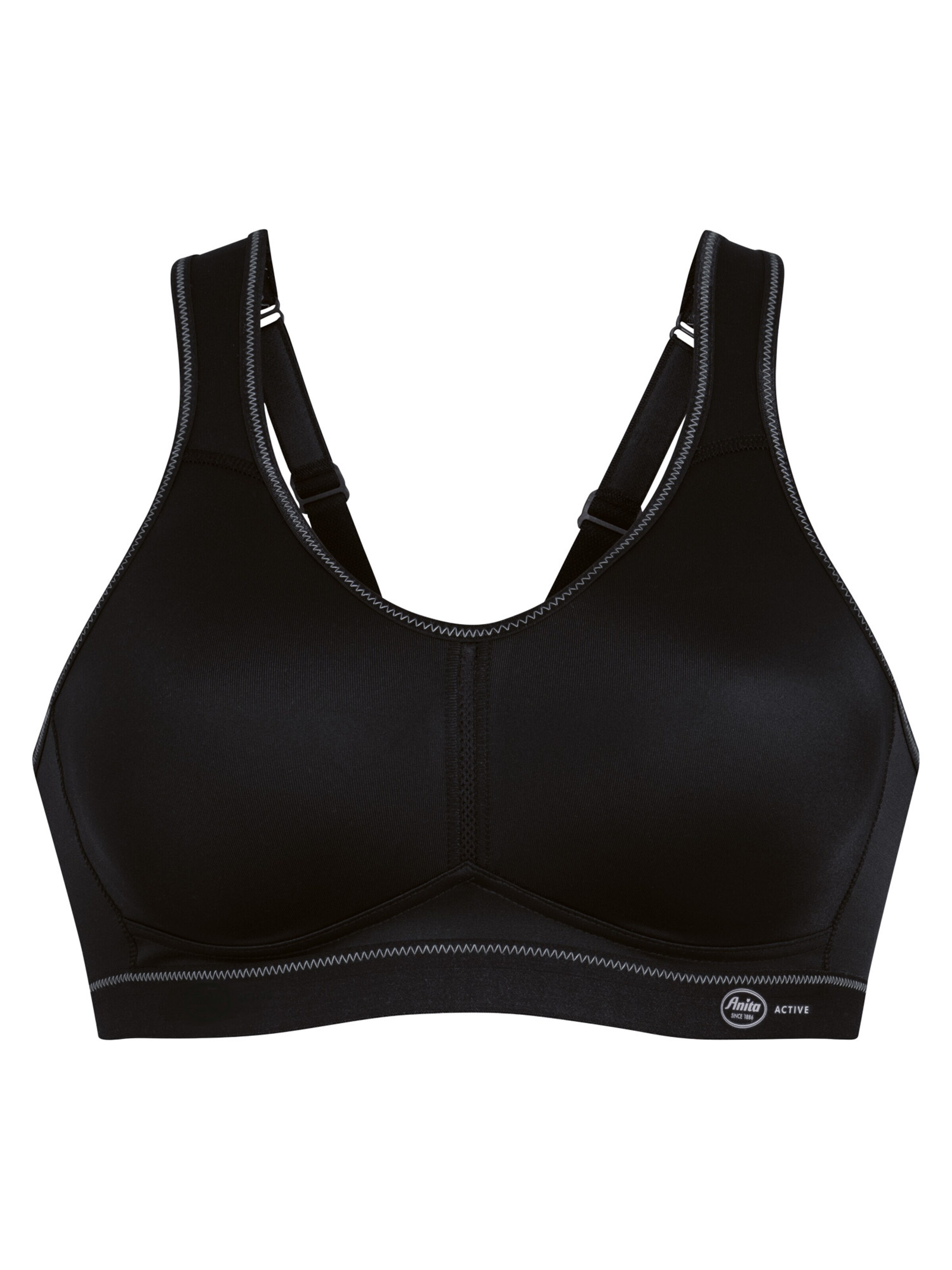 Fascia Reggiseno 'Light & Firm Sport' di ANITA in nero: frontale