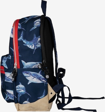 Pick & Pack Rucksack 'Shark' in Blau