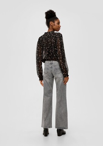 QS Wide leg Jeans 'Caite' in Grijs