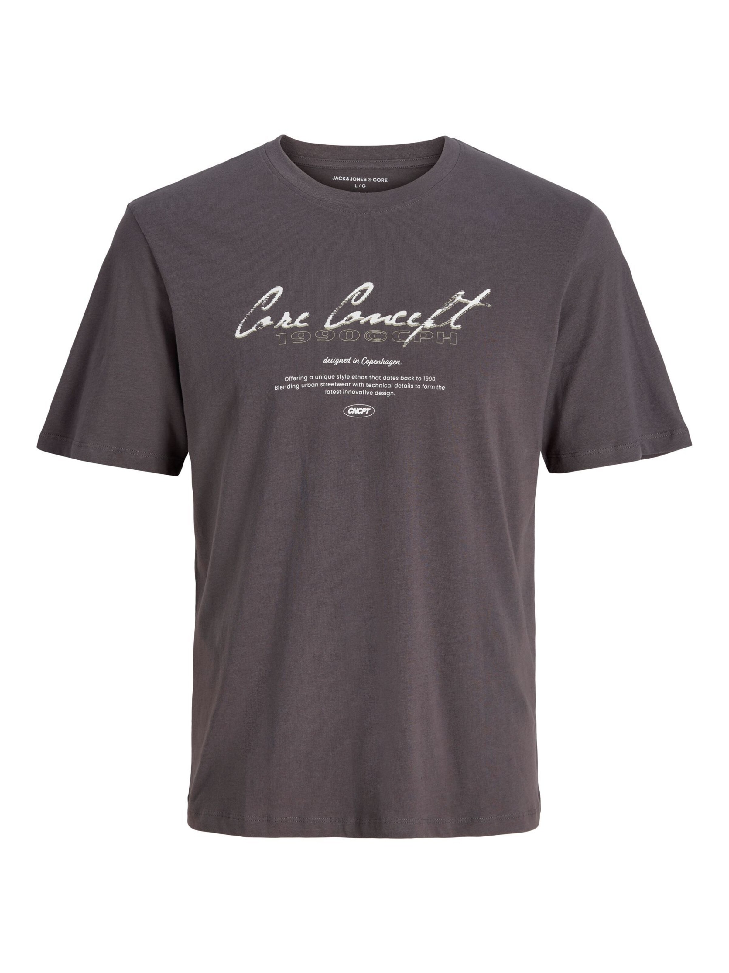 JACK & JONES Shirt in Grijs: voorkant