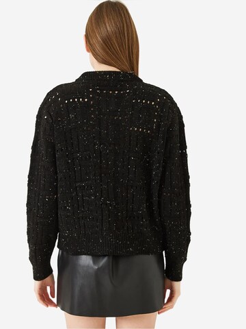 Bianco Lucci - Casaco de malha em preto