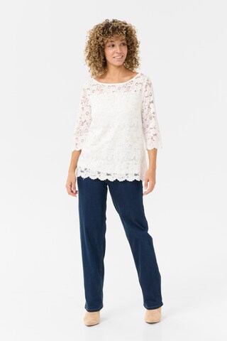Chemisier 'Pria' Cream en blanc