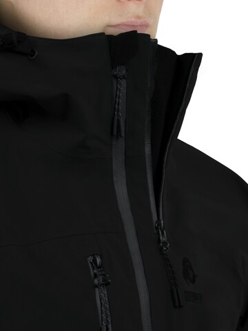 Guggen Mountain Performance Jacket 'Allwetter Jacke HD09 3-Lagen Hardshell Wanderjacke' in Black