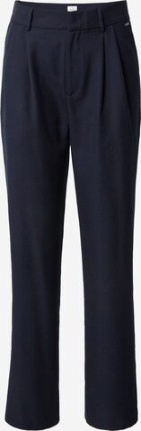 Pepe Jeans Regular Pleat-Front Pants 'FIOREL' in Blue: front