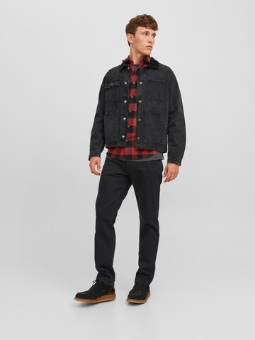 JACK & JONES Normální Džíny 'Clark Evan' – černá