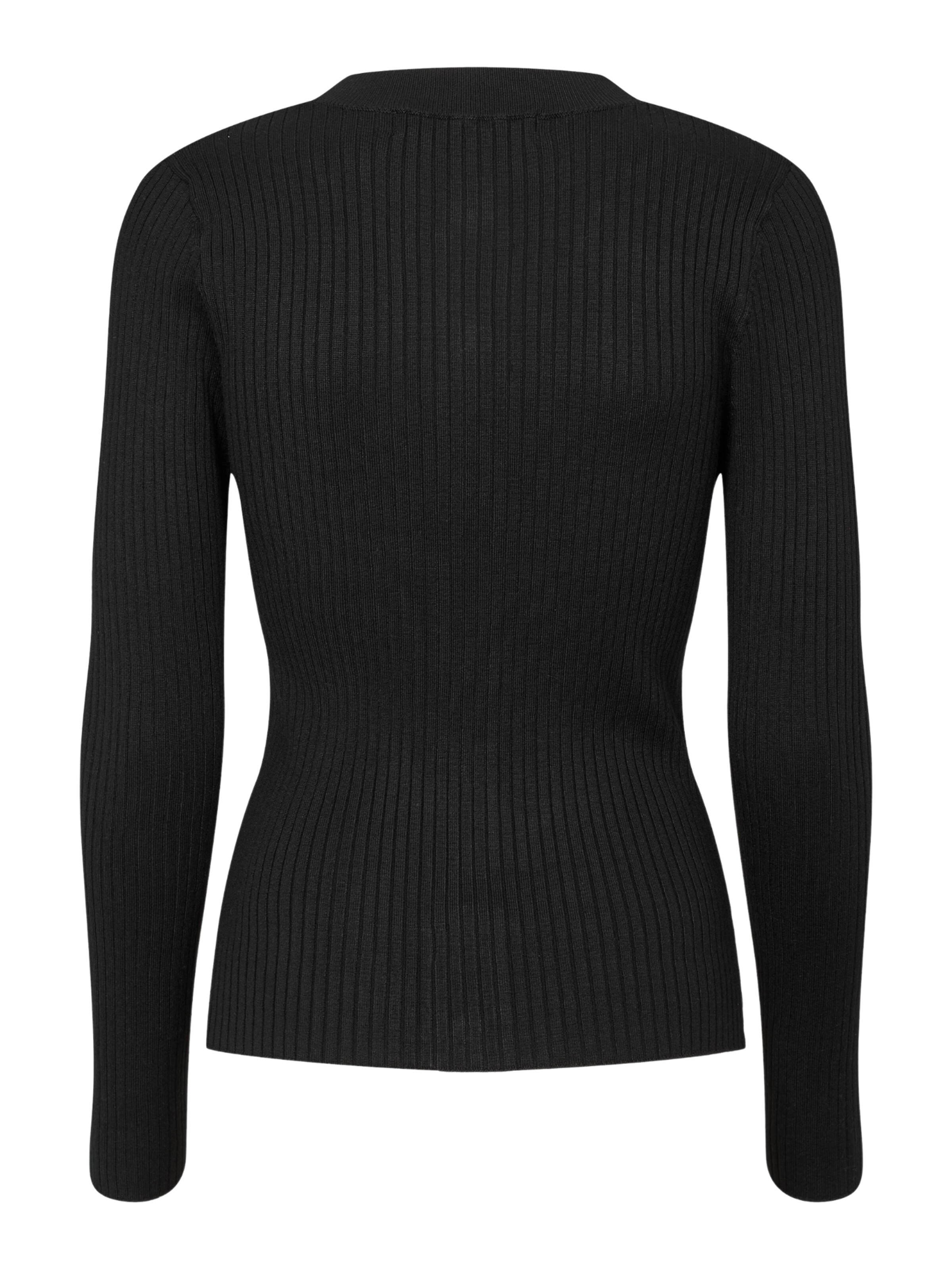 RUE de FEMME Gebreid vest ' 7493RDFLope ' in Zwart