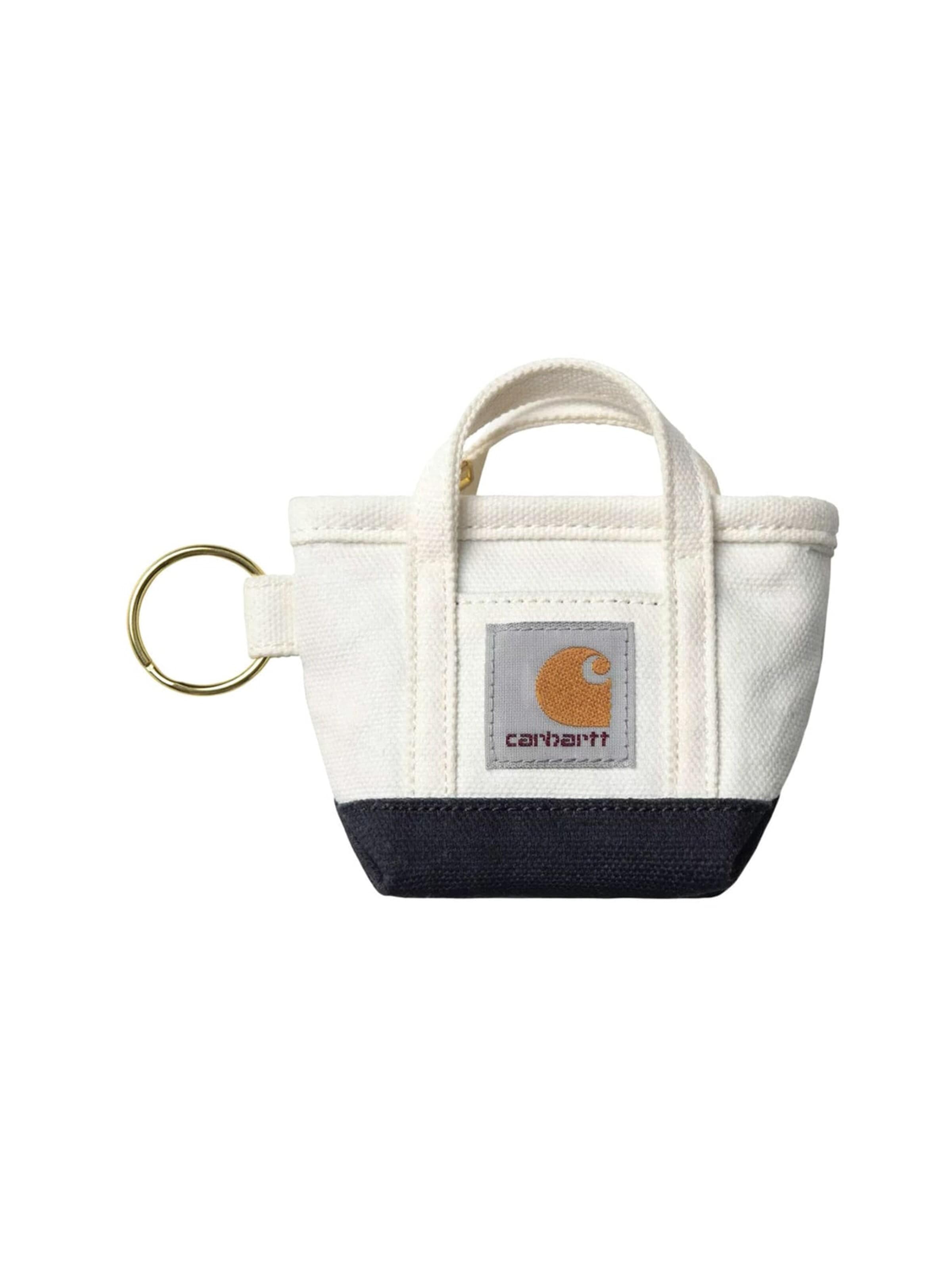 Portachiavi 'Mini Tote Bag Keychain Natural / Blue' di Carhartt WIP in blu: frontale