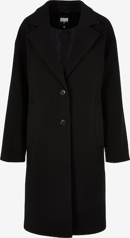 Urban Classics Between-Seasons Coat in Black: front