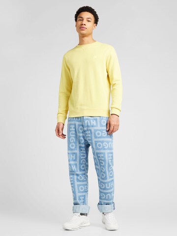 BOSS Sweatshirt 'Westart' in Yellow