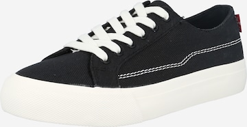 LEVI'S ® Låg sneaker 'Decon' i svart: framsida