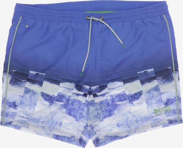 BOSS Green Shorts in 34 in Blue: front