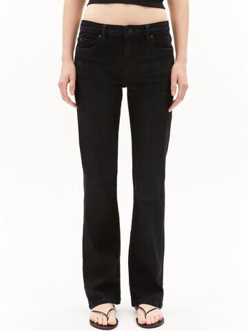 ARMEDANGELS Slim fit Jeans 'LINNA' in Black: front