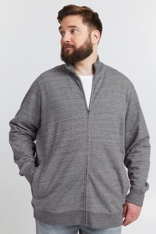 BLEND Zip-Up Hoodie 'Lenner' in Grey: front