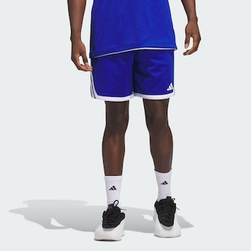 ADIDAS PERFORMANCE Loose fit Sports trousers '3G Speed' in Blue: front