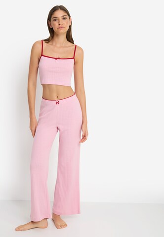 Pigiama di LSCN by LASCANA in rosa: frontale