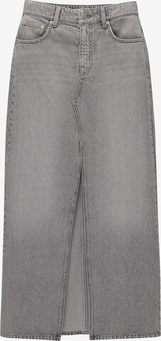 Pull&Bear Skirt in Grey: front