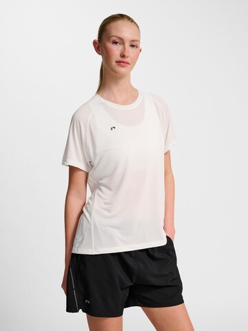 Newline Performance shirt 'Beat' in White: front