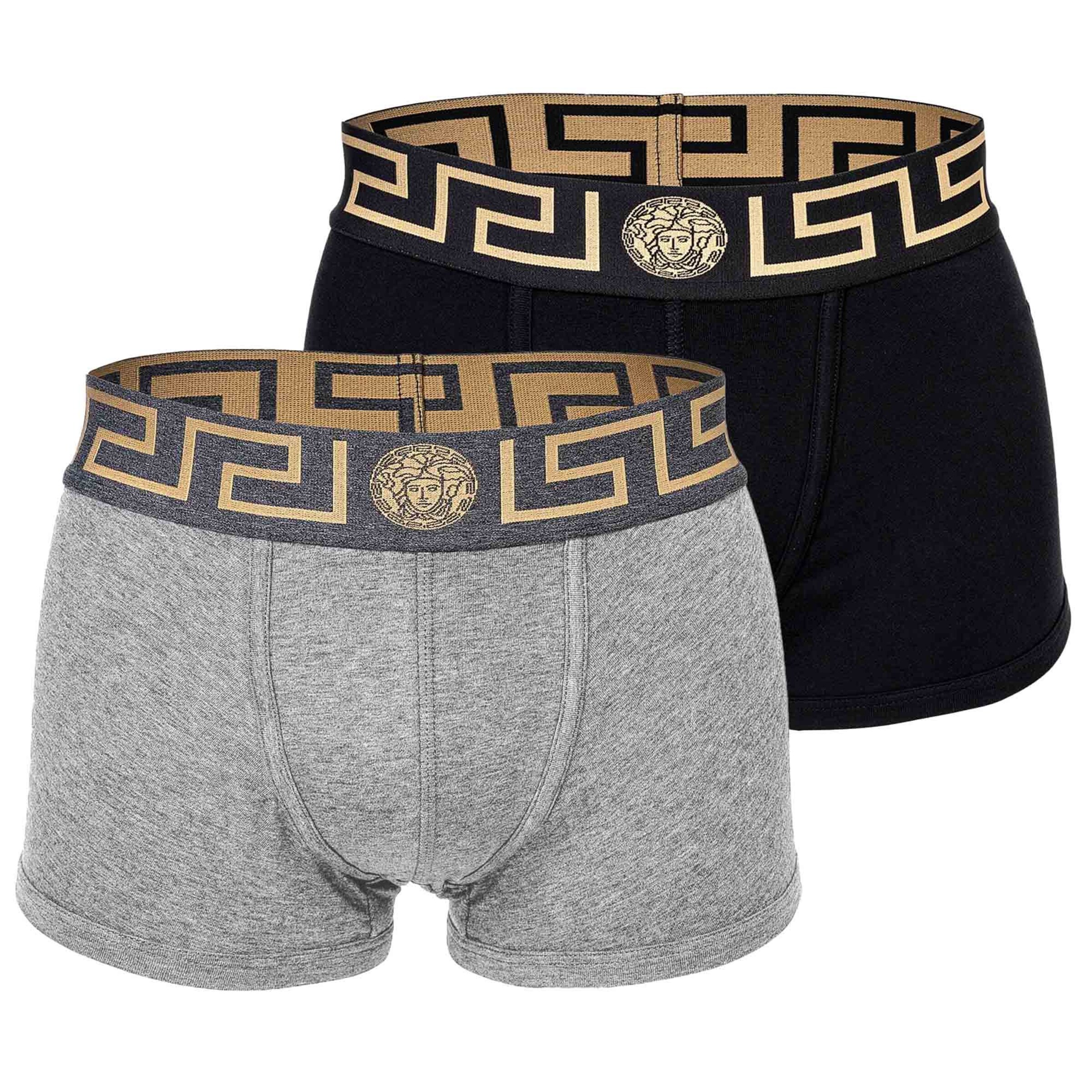 Boxer di VERSACE in grigio: frontale
