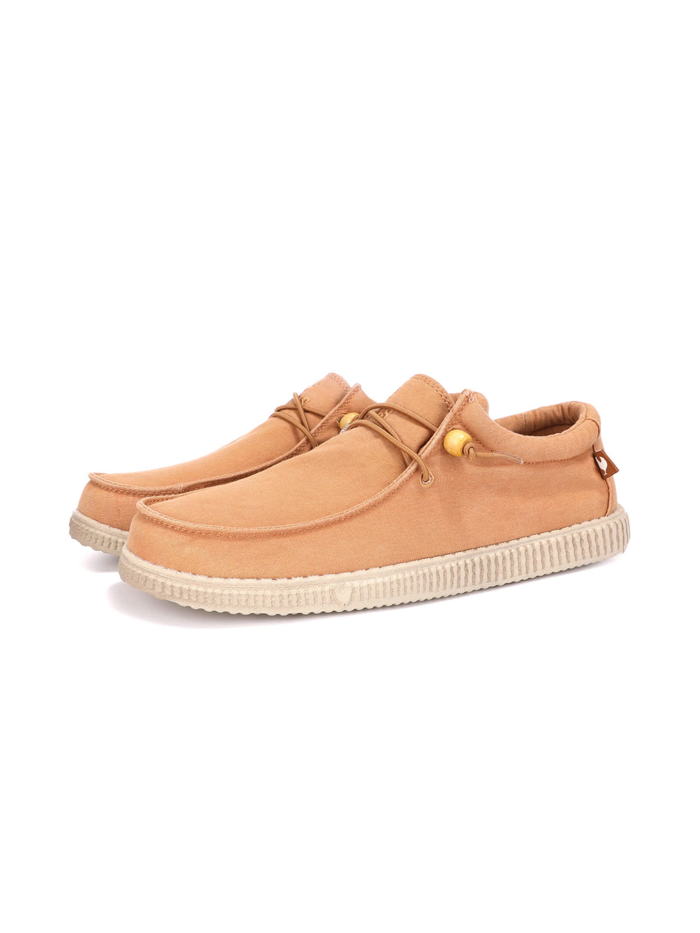 Walk In Pitas Moccasin 'Wallabi' in Beige: front