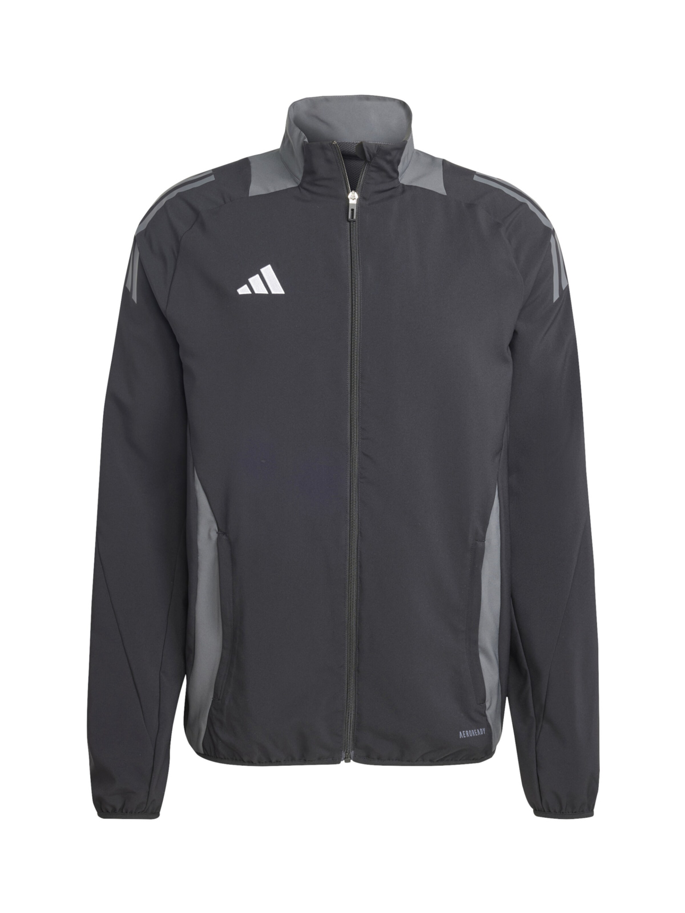 ADIDAS PERFORMANCE Sportjacke 'Tiro' in Schwarz: Vorderseite